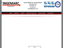 Tablet Screenshot of ingemarc.com